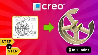 Pully Part Modelling in Creo Parametric