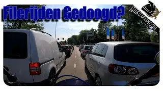 Filerijden of filteren gedoogd of illegaal? Hoe zit het?
