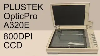 Распаковка Plustek OpticPro A320E