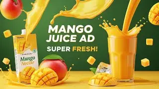 &ldquo;This Mango Juice Ad Will Make You Thirsty! 🥭🔥 | Ultra Cinematic AI Commercial&rdquo;