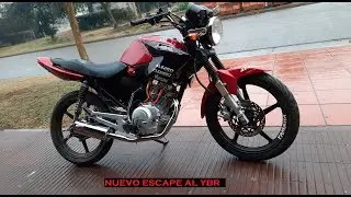 YBR 125 CON ESCAPE HERZZAMO | MARQUITOS STUNT