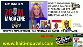ZOOM MAGAZINE &mdash; DOSYE POPAGAND POU KANDIDA FAVORI