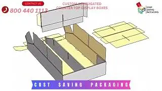 Custom Corrugated Counter Top Display Boxes #displayboxes #costsavingpackaging #display #displaybox