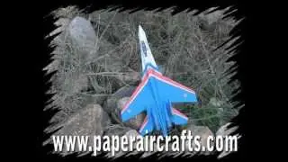 Su-27 Paper Airplane 3D model