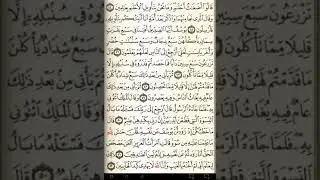 ماهر المعيقلي سورة يوسف مكتوبة صفحة 241 مصحف المدينة المنورة جودة عالية