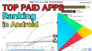 Лучшие платные приложения для Android по общему количеству установок (2012.01~2022.04)