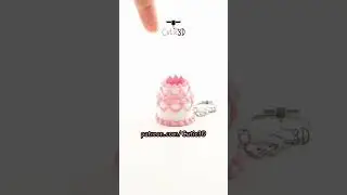 🎂 Strawberry Birthday Cake Keycap Fidget Clicker Keychain #shorts #3dprinting #clicker #keychain