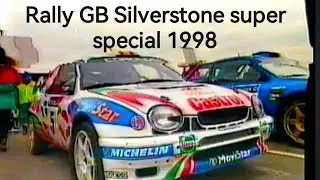 WRC Rally GB 1998 Silverstone special stage Live.