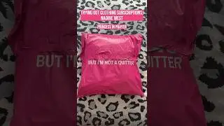 TRYING NADINE WEST CLOTHING SUBSCRIPTION BOX 🩷 #faith #fashion #ootd #tryon #pink #outfit #unboxing