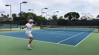 Brandon Nakashima | Court Level Practice - Multiple Angles [San Diego 2021, 4K 60FPS]