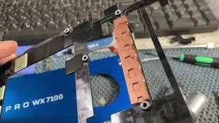 AMD Radeon pro wx7100 сборка, майнинг.