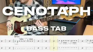 Ghost - Cenotaph // Bass Cover // Play Along Tab and Notation