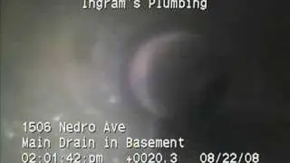 Video Pipe Inspection (Pipe Belly)