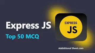 Top 50 Express JS Multiple Choice Questions | Express JS Interview Preparation | #mcq #trending