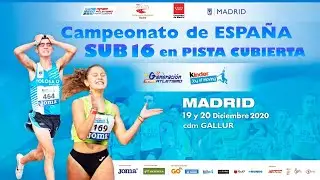DIRECTO | XXXIII Campeonato de Espa&ntilde;a Sub16 en Pista Cubierta - Madrid   (DOMINGO)