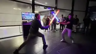 Combat de sabre Laser Connect&eacute;e - Volt Events - Battle Sword