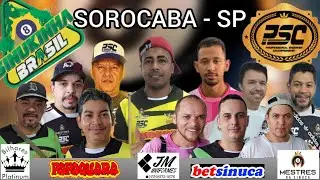 Jogos Rasgados no Sinukinha Brasil em Sorocaba-SP. SINUCA AO VIVO.