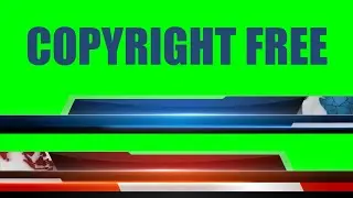 Copyright Free News Frames | News Channel Lower Thirds Green Screen