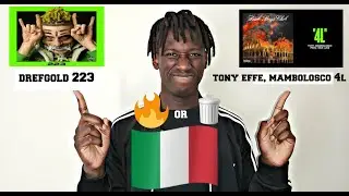 FIRST REACTION TO ITALIAN MUSIC FT DARK POLO GANG, MAMBOLOSCO & DREFGOLD
