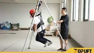Tripod Systems for Confined Space with winch and retractable fall arrester