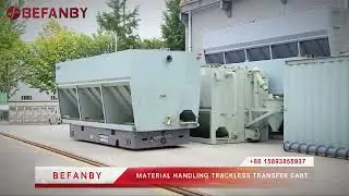 Material Handling Trackless Transfer Cart,Steerable Trolley Exported To Korea