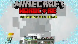 Escaping the Snow Biome, will i survive? | Minecraft Hardcore