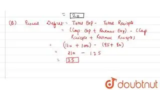 From the following data about a government budget , find out (a) revenue deficit , (b