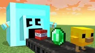 Minecraft But I can Eat Anything