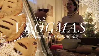 ❄️🍪 COZY WINTER BAKING DAY IN NYC (cornish pasties, gingersnap cookies, pasta & wine) | VLOGMAS