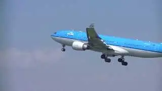Amazing KLM A330 Take-off from Schiphol