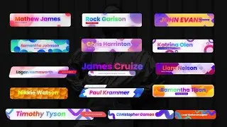 Gradient Shape Lower Third: Final Cut Pro template
