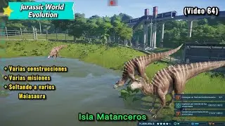 Jurassic World Evolution: Soltando a varios Maiasaura. (Video 64). Isla Matanceros↓