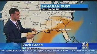 Meteorologist Zack Green Explains The Saharan Dust Cloud