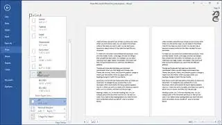 How to print two A5 pages on single A4 page in Word