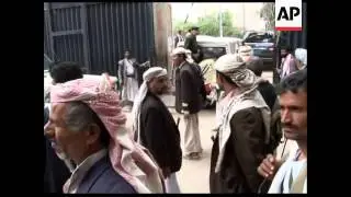 Demo calling for transitional civilian council to rule, intv with tribal leader