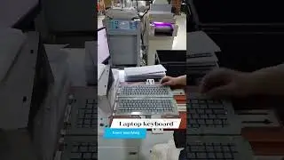 Laptop keyboard laser marking #cnc