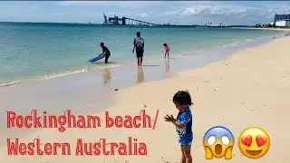 SWIMMING +FAMILY BONDING @ the beautiful beach of Rockingham/Mabel Ricafrente
