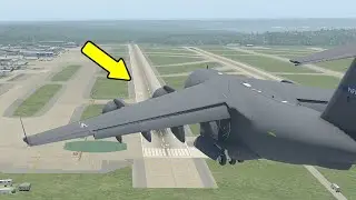C-17 Pilot Lost His License Because He Didn't Follow Order When Landing | X-Plane 11