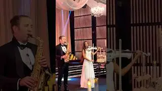 Duo sax & violin at the wedding in Dubai at Burj Khalifa