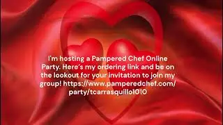 Pampered Chef invite