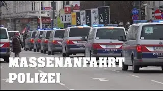 Einsatzfahrten POLIZEI WIEN am 31.01.2021
