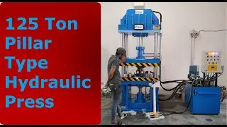 125 TON PILLAR TYPE HYDRAULIC PRESS || OMKAR HYDRAULIC- RAJKOT(GUJARAT, INDIA)