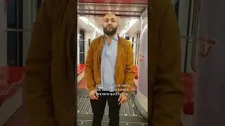 PANICO adesso nella metro rossa di Milano #metro #Milano #fyp