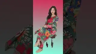 Vibrant floral digital printed 2PC elegant beautiful  suits for women visit to our website keliza.pk