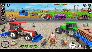 Heavy Tractor Trolley Cargo Simulator 3D - Farming Tractor Driver 2025 | #CMGaming #1108