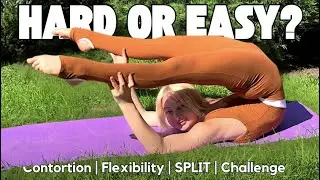 Contortion Backbend Challenge! Daily Flexibility Flow Routine! Easy or Hard? 👍 (4K)