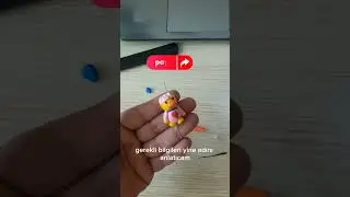 polymer clay duck keychain-polimer kil &ouml;rdek anahtarlık