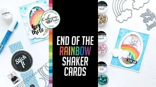 End of the Rainbow Shaker Card