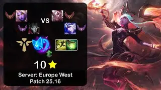 Soraka Support + Jhin vs Rakan + Ashe - EUW GrandMaster - Patch 25.16