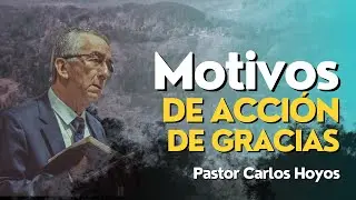 Motivos de acción de gracias - Pastor Carlos Hoyos.